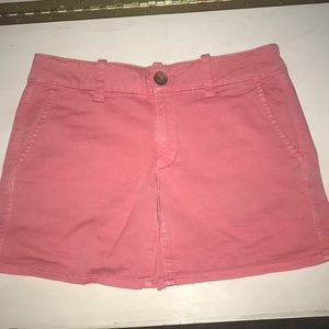 coral super stretch american eagle shorts